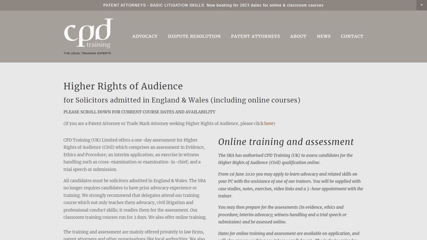 1. Higher Rights — CPD Training (UK) Limited